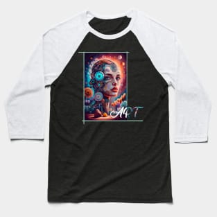 Digital Art ai Baseball T-Shirt